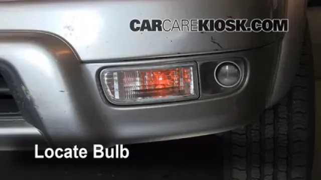 1999 Toyota 4Runner Limited 3.4L V6 Luces Luz de niebla (reemplazar foco)